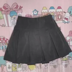 プリーツスカート ミニ丈 ミニスカ グレー 清楚 ガーリー JKのサムネイル