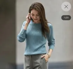 ORIHICA 美ラクるニット 針抜きクルーネックセーター