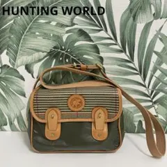 HUNTING WORLD ショルダーバッグ チェック柄