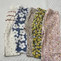 レギンス7分丈５枚セット　UNIQLO バースデイ