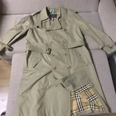 Burberry トレンチコート ベージュ ヴィンテージ チェック柄