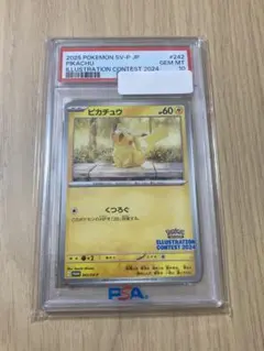 PSA10 ピカチュウ イラストレーションコンテスト 2024 PROMO
