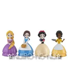 POP(台紙)付き ガチャ ディズニープリンセス カプキャラ ヒロインドール