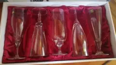 ホヤクリスタル　グラス　５客セット