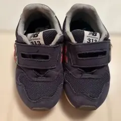 new balance 313 ネイビー ベルクロ スニーカー 14.5cm