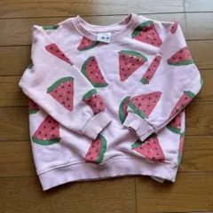 ザラキッズ　スイカ柄　トレーナー