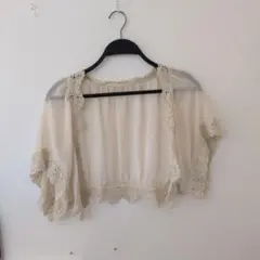 ボレロ　ドレスケープ　半袖ボレロ