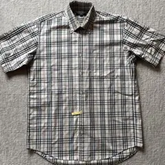 バーバリーロンドン BURBERRY LONDON 半袖シャツ ボタンダウン