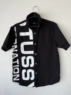 STUSSY 半袖 ワークシャツ ブラックのサムネイル