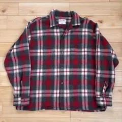 ヴィンテージ古着 50s 60s ely walker ウールシャツ チェック