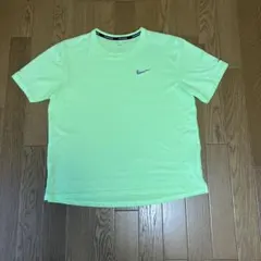 Nike Running 蛍光イエロー 半袖Tシャツ