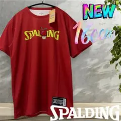 スポルディング ×ワンピースコラボ ジュニア半袖Tシャツ 160㎝ レッド 新品のサムネイル