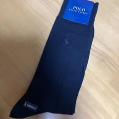 【POLO RALPH LAUREN ソックス黒 25〜27cm】