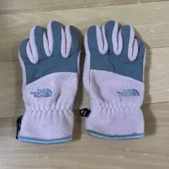 THE NORTH FACE フリース手袋 M ピンク　キッズ用