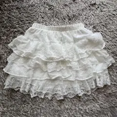 SHEIN ホワイト ミニスカート XS