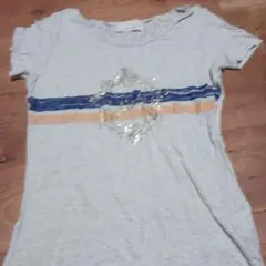 Rady Tシャツ グレー ビジュー装飾のサムネイル