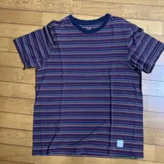 Paul Smith マルチストライプ ポケットTシャツ ワインレッド M - メルカリ