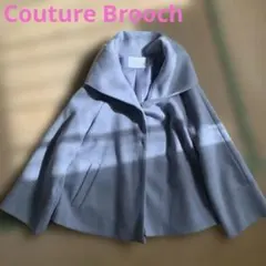 【Couture Brooch】淡ブルー ショートコート サイズ38のサムネイル