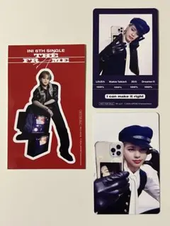 INI  松田迅  THE FRAME  トレカ IDカード ステッカー