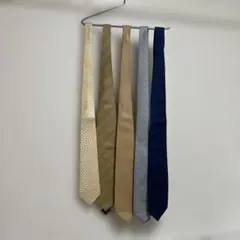 ネクタイ 5本セット ベージュ グレー ネイビー