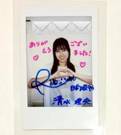 冨里奈央 直筆サイン入り チェキ - メルカリ
