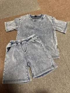 SHEIN デニム風セットアップ　7Y