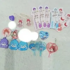 すとろべりーぷりんす　缶バッジ　キーホルダー　一番くじ　リングライト