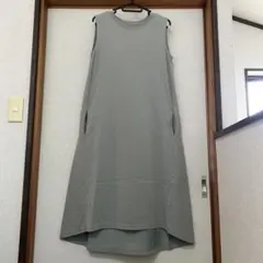 ノースリーブロングワンピース グレーのサムネイル