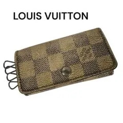 ルイヴィトン ダミエ 4連キーケース ホワイト