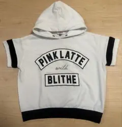 PINK LATTE フード付きトップス XXS 140
