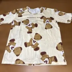 WONDERFUL WORLD ベア柄 半袖Tシャツのサムネイル