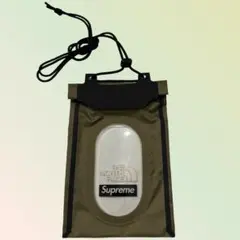 シュプリーム ノースフェイス サミットシリーズ ネックポーチ オリーブ