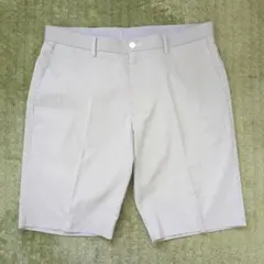 UNIQLOユニクロ感動ショートパンツ シアサッカーMサイズ グレー ストライプ