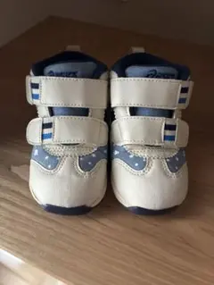 アシックス ベビーシューズ スクスク　13.5cm ネイビー