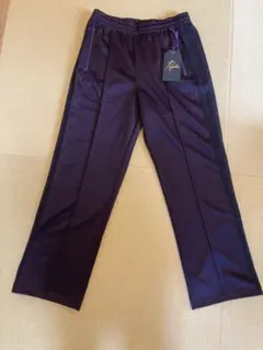 最終値下げ　needles トラックパンツ　ストレート　23AW パープル 再値下げ】NEEDLES トラックパンツ ストレート サイズ2 - メルカリ