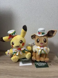 ポケパーク 限定 ピカチュウ & イーブイ ぬいぐるみ 特大サイズ 2体