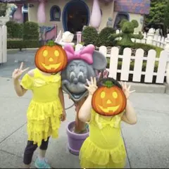 ディズニー　美女と野獣　ベル　ワンピース　100cm