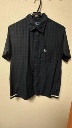 FRED PERRY チェック柄 半袖シャツ　ポロシャツ