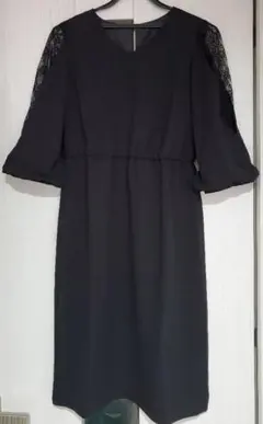 【期間限定】nano・universe  パフスリーブワンピース