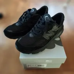 E*】様 は*る様 New Balance ブラックスニーカー U990