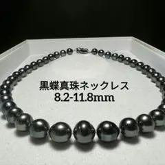 天然タヒチ黒蝶真珠 ピーコックグリーン ネックレス 10-13mm - メルカリ