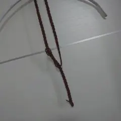 ブラウン 編み込みデザイン ベルト