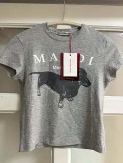 Mardi Mercredi マルディメクルディTシャツ ダックスフンド グレーのサムネイル