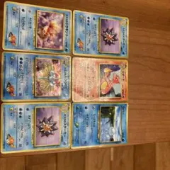 旧裏ポケモンカード　カスミのドククラゲ、カスミのスターミー、カスミのトサキント他
