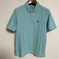 Tommy Bahama 水色 ポロシャツ M