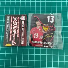 ガチャガチャ メタルチャーム バレーボール男子日本代表 小川智大選手