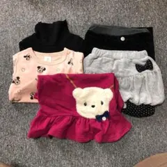 【5枚セット】トップス　ズボン　キュロット　冬服　キッズ服