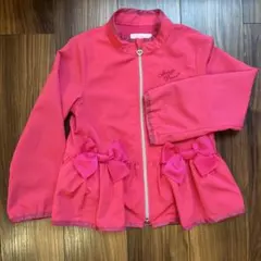 メゾピアノ　ジャケット ブルゾン　フリル120センチ