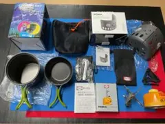 PRIMUSウルトラバーナー美品&新品ダブルクッカー・新品付属品多数付きセットのサムネイル
