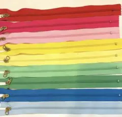 BES Tカラフルファスナー　９本